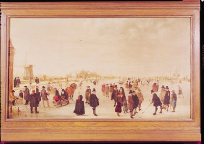 Intrattenimento sul ghiaccio da Hendrick Avercamp